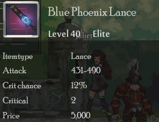 Blue Phoenix Lance