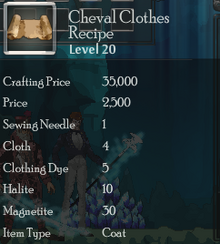 Cheval Clothes Rec