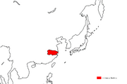 East asia map blank