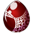 Cranberry Velvet Egg