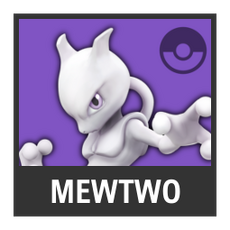 Super Smash Bros. Strife character box - Mewtwo