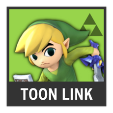 Super Smash Bros. Strife character box - Toon Link