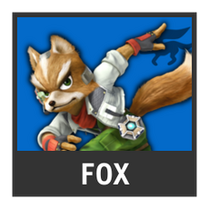 Super Smash Bros. Strife character box - Fox