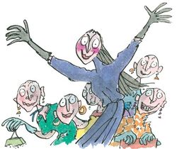 The witches book the grand high witch drawings