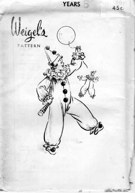 Weigels children pierrot or clown