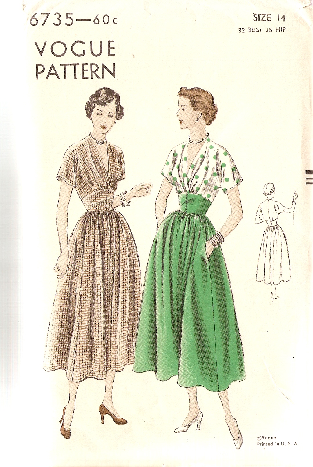 Vogue 6735 | Vintage Sewing Patterns | FANDOM powered by Wikia