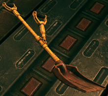 Shovel on ground