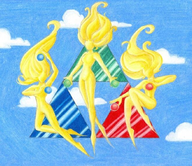 Golden goddesses by sahan
