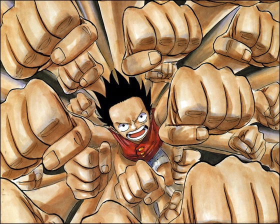 Resultado de imagen de gomu gomu no gatling