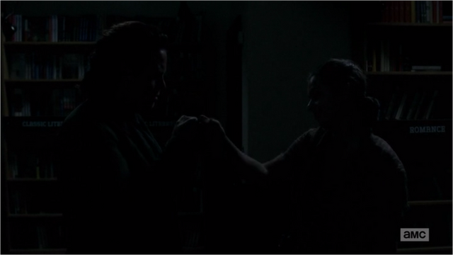 File:5x05 Tara Eugene FistBump.png