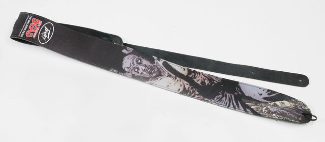 File:The Walking Dead Cliff Zombie Leather Guitar Strap.jpg