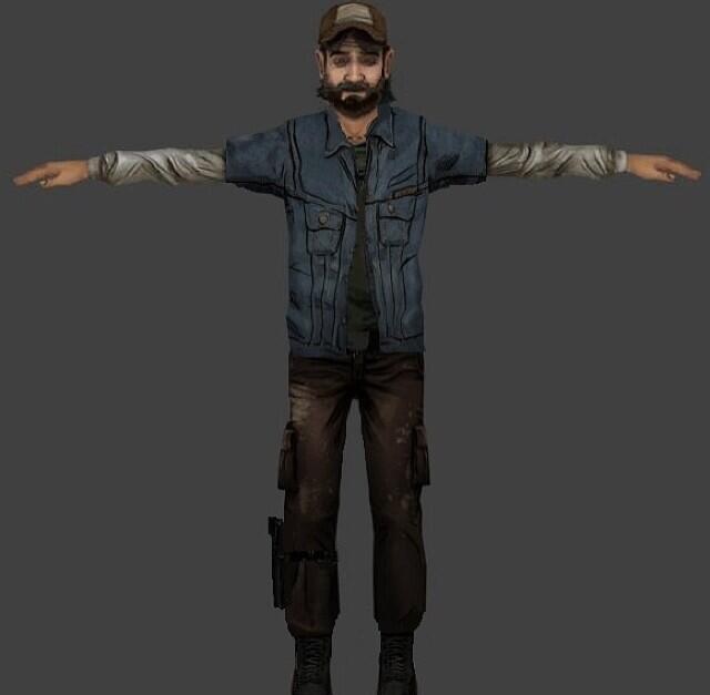 Image - TWD TT video game season 2 Kenny Model.jpg ...