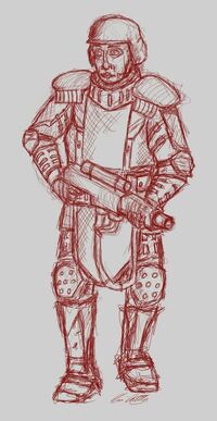 Member of lenaphant guard