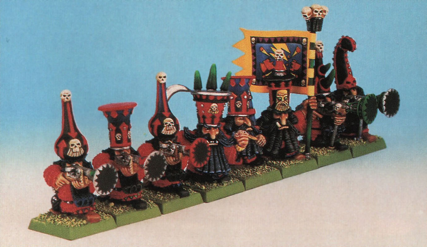 Image Chaos Dwarf Warriors Blunderbuss Metal 4th Edition Miniatures
