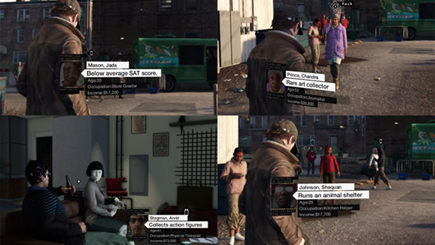Watch Dogs City Hotspots Showing Watch Dogs City Hotspots Showing