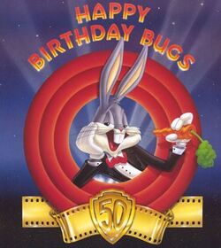 Bugs50thBirthdayLogo