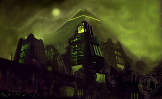Necron city speedpaint by phereous
