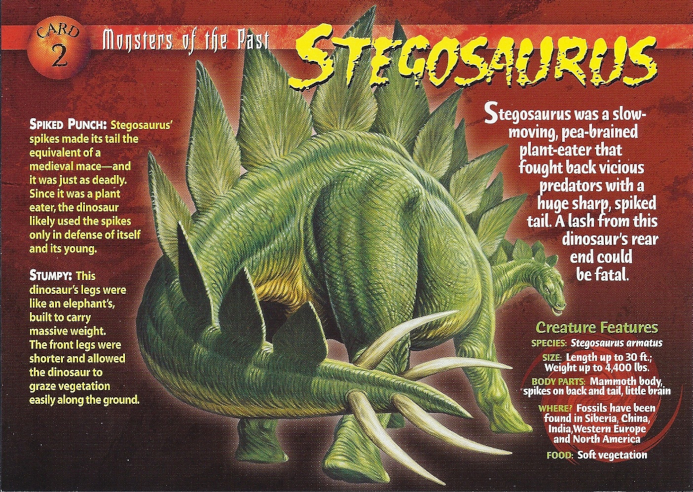 stegosaurus lived