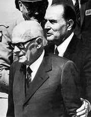Sandro Pertini e Mitterrand
