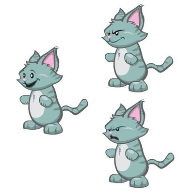 3 annoying cats