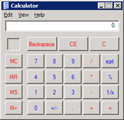 Windows 95-XP Calculator
