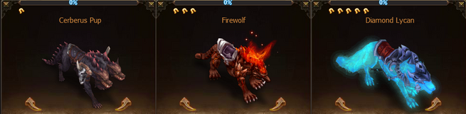 Mounts CerberusPup Appearances