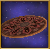 Ornate Oval Rug