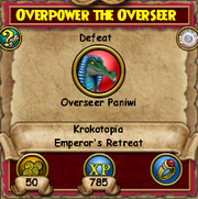 Overpower the Overseer