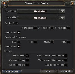 Party-search