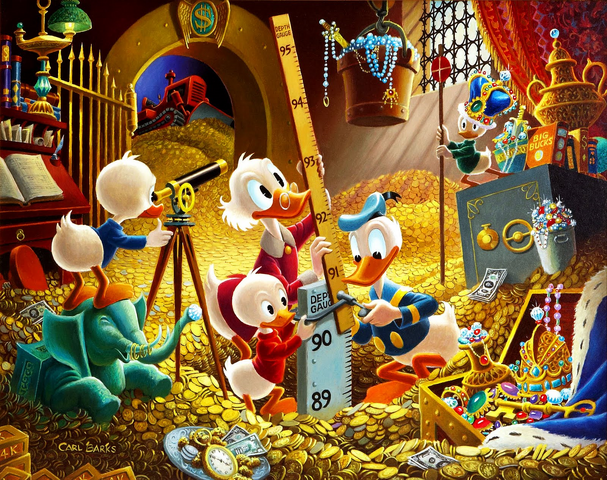 File:Scrooge-McDuck-Carl-Barks-for-Disney-Donald-Duck-with-Huey-Duey-and-louie.png