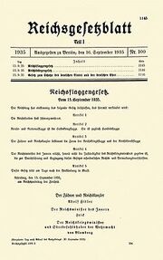 Nuremberg lawssections