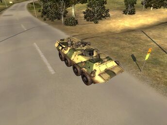 BTR--80 road