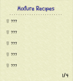 Mixture recipes