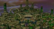 Illidan entering the Tomb