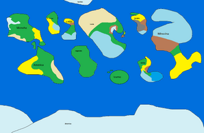 Ten Continents with Names