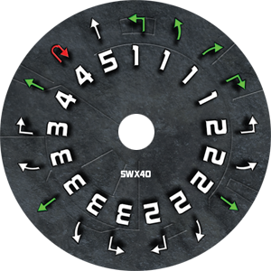 Swx40 dial