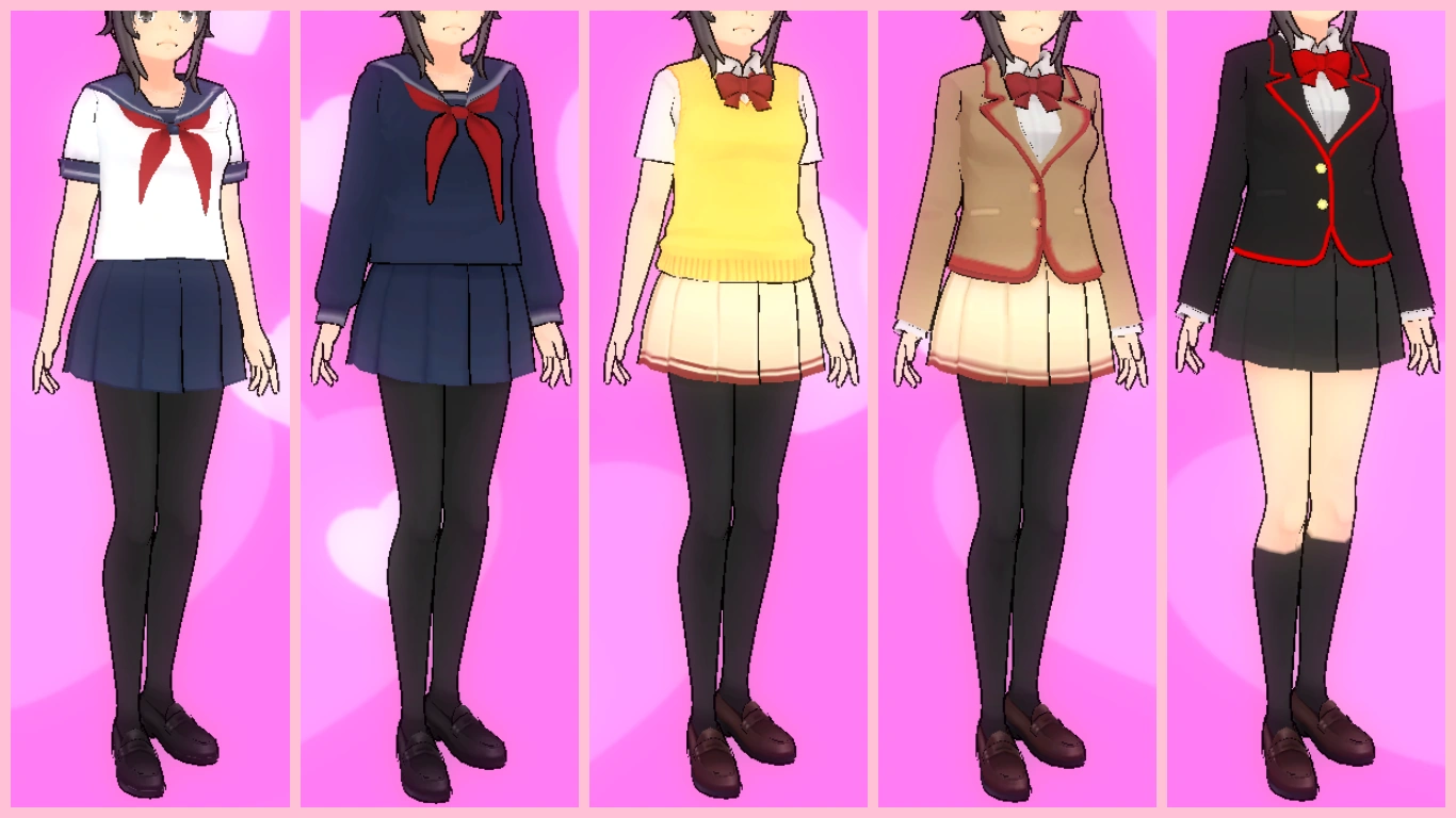 Image Jan15thFemaleUniforms.png Yandere Simulator Wiki FANDOM