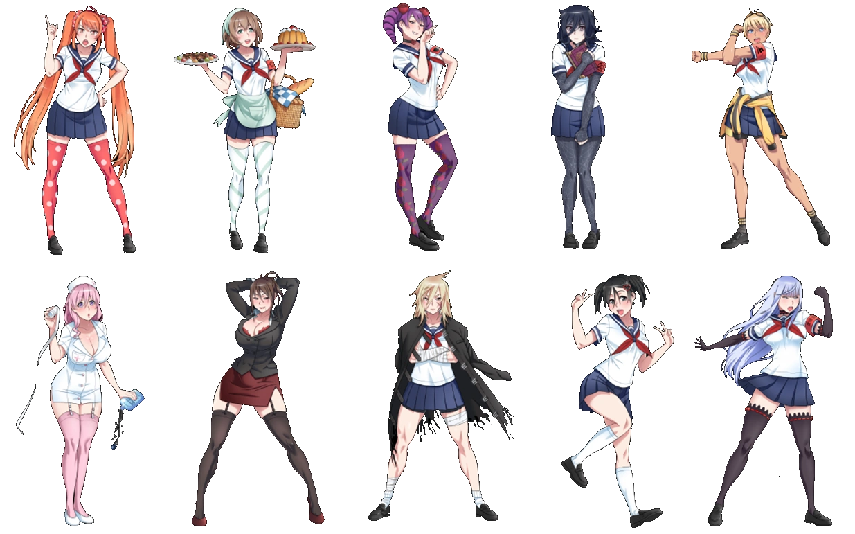 яндере симулятор спрайты