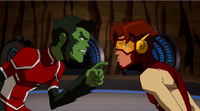 Beast Boy questions Impulse