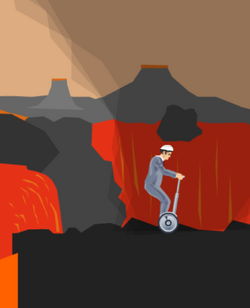Lava falls