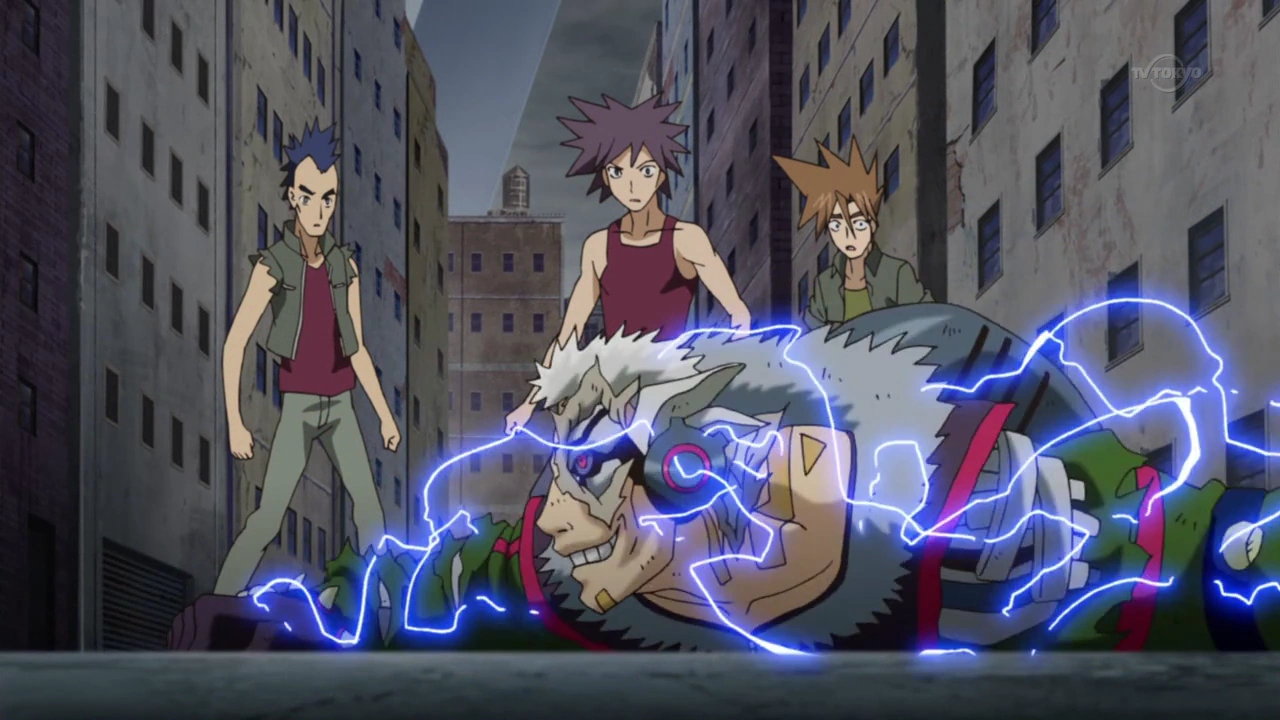 Image Ep 95 Commons and a damaged Sergey.png YuGiOh! ARCV Wiki