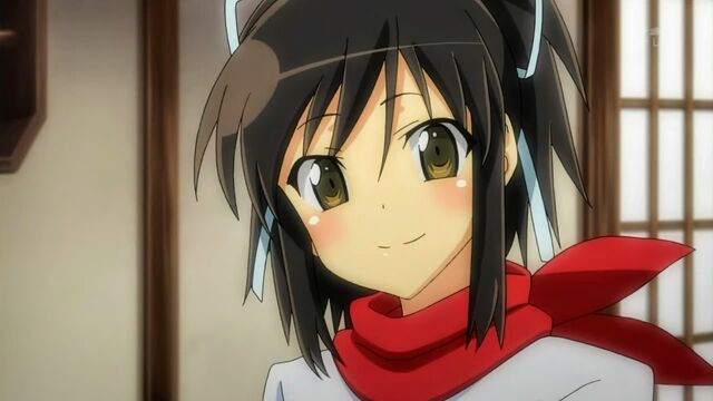 File:Senran kagura-02-asuka-hanzou academy-ninja-friendly-smiling-absentminded-immature-novice-amateur.jpg