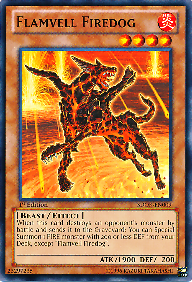 Flamvell Firedog | Yu-Gi-Oh! | FANDOM powered by Wikia