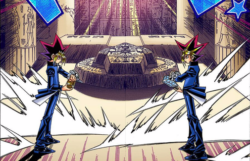 File:Yugi VS Atem - manga.png