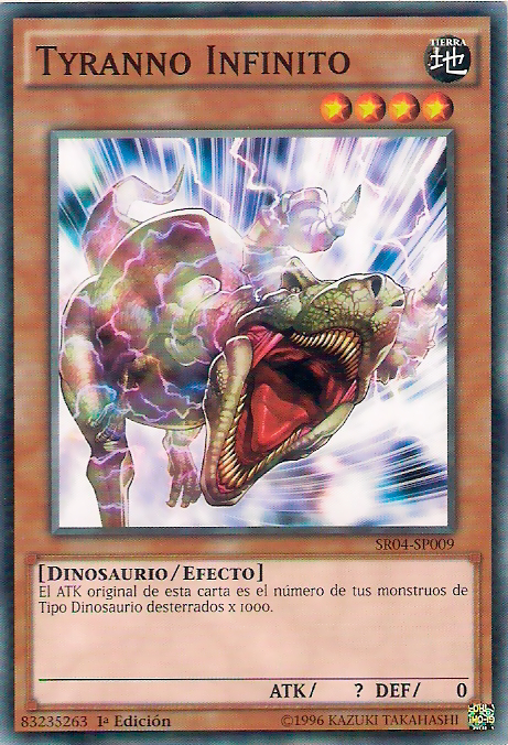 Tyranno Infinito  Yu-Gi-Oh! Wiki en Español  FANDOM 