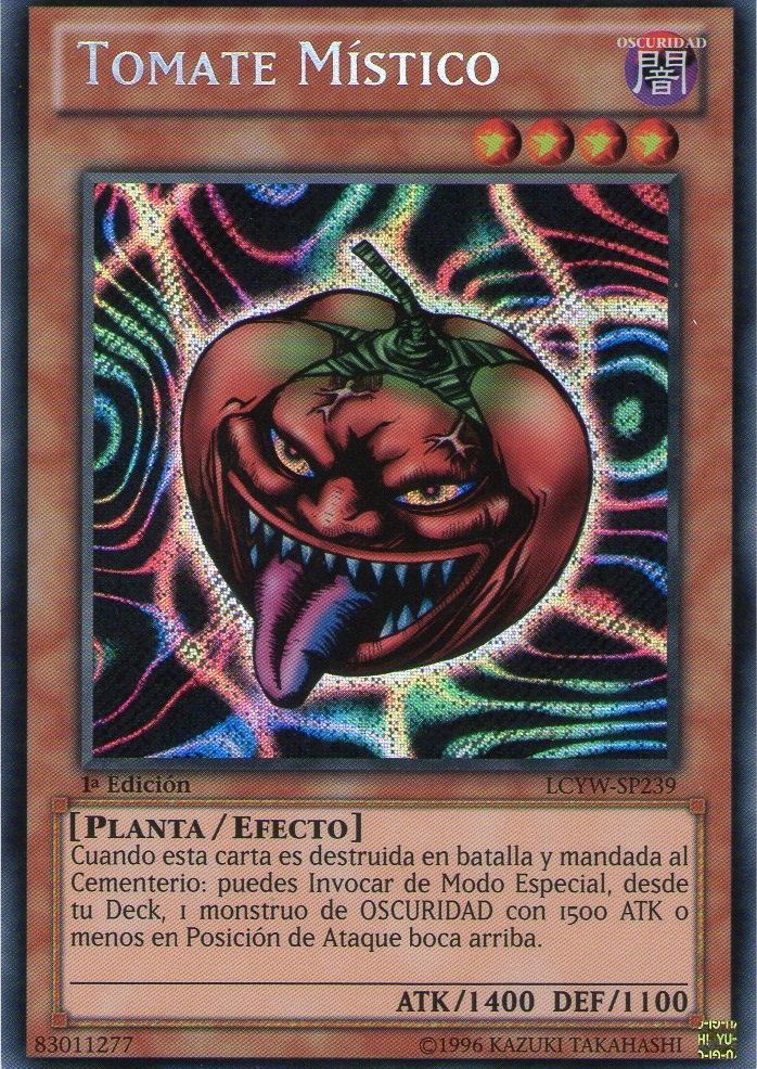 Tomate Místico  Yu-Gi-Oh! Wiki en Español  FANDOM 