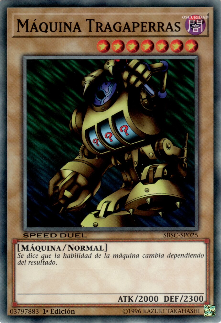 Máquina Tragaperras  Yu-Gi-Oh! Wiki en Español  FANDOM 