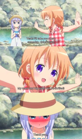 File:Chino being extremely dere.jpg