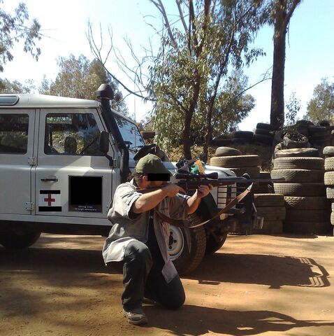 File:African Zombie Hunter in action.jpg