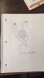 Judy Hopps Drawing